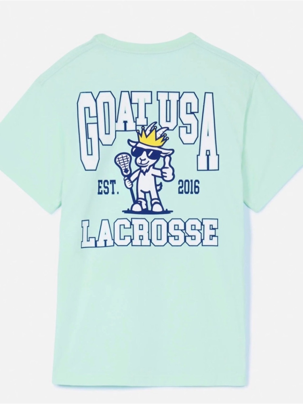 GOAT USA Lax T-shirt-boys medium